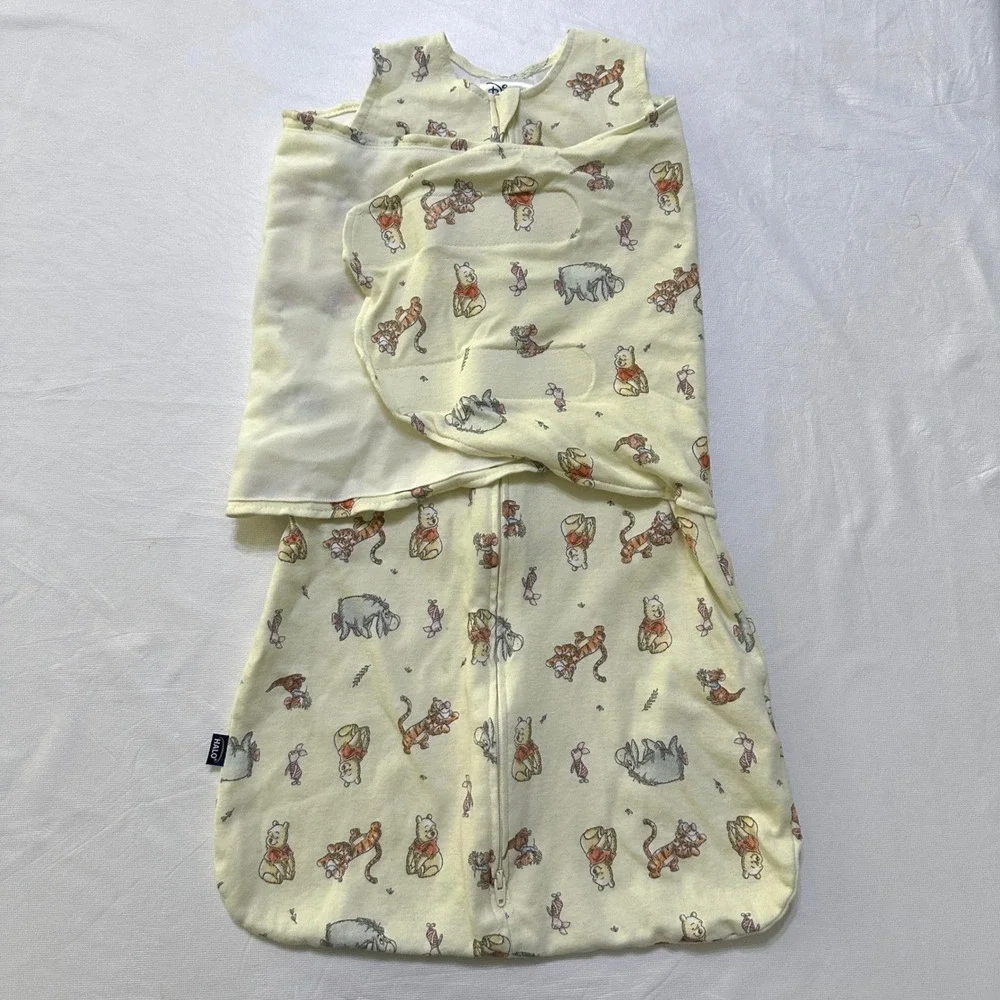 Halo Disney Sleep Sack Swaddle WINNIE THE POOH & FRIENDS Micro Fleece 3-6 Months